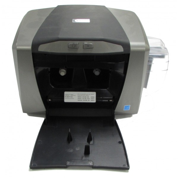 Impresora de credenciales Fargo DTC1250e con ethernet y codificador Omnikey 5127 - a una cara